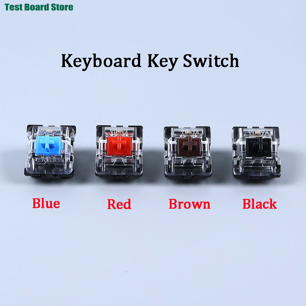 Gaming Keyboard Blue Switches - 2Pin Clicky Linear Tactile Silent Keyboard