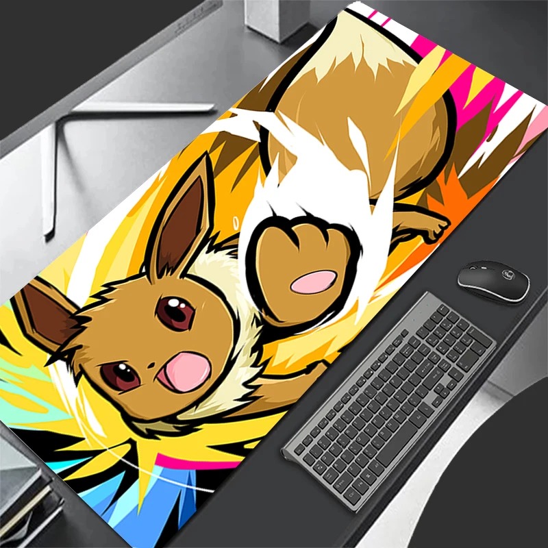 Gaming Keyboard Tactile - P-Pokemon Eevee Anime Gaming Mouse Pad,