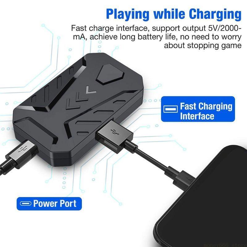 Gaming Keyboard And Mouse Converter For Mobile - F62C Gamepad for Pubg Mobile Bluetooth-compatible