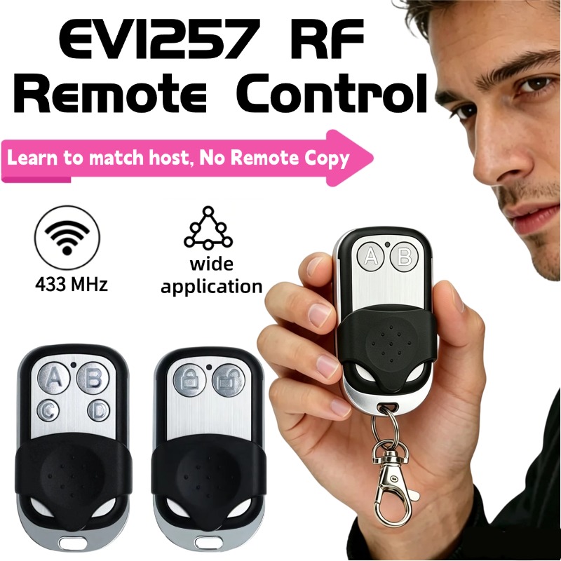 Switch Opener Tool - 433.92MHz RF Learning Code EV1527 2/4-Button