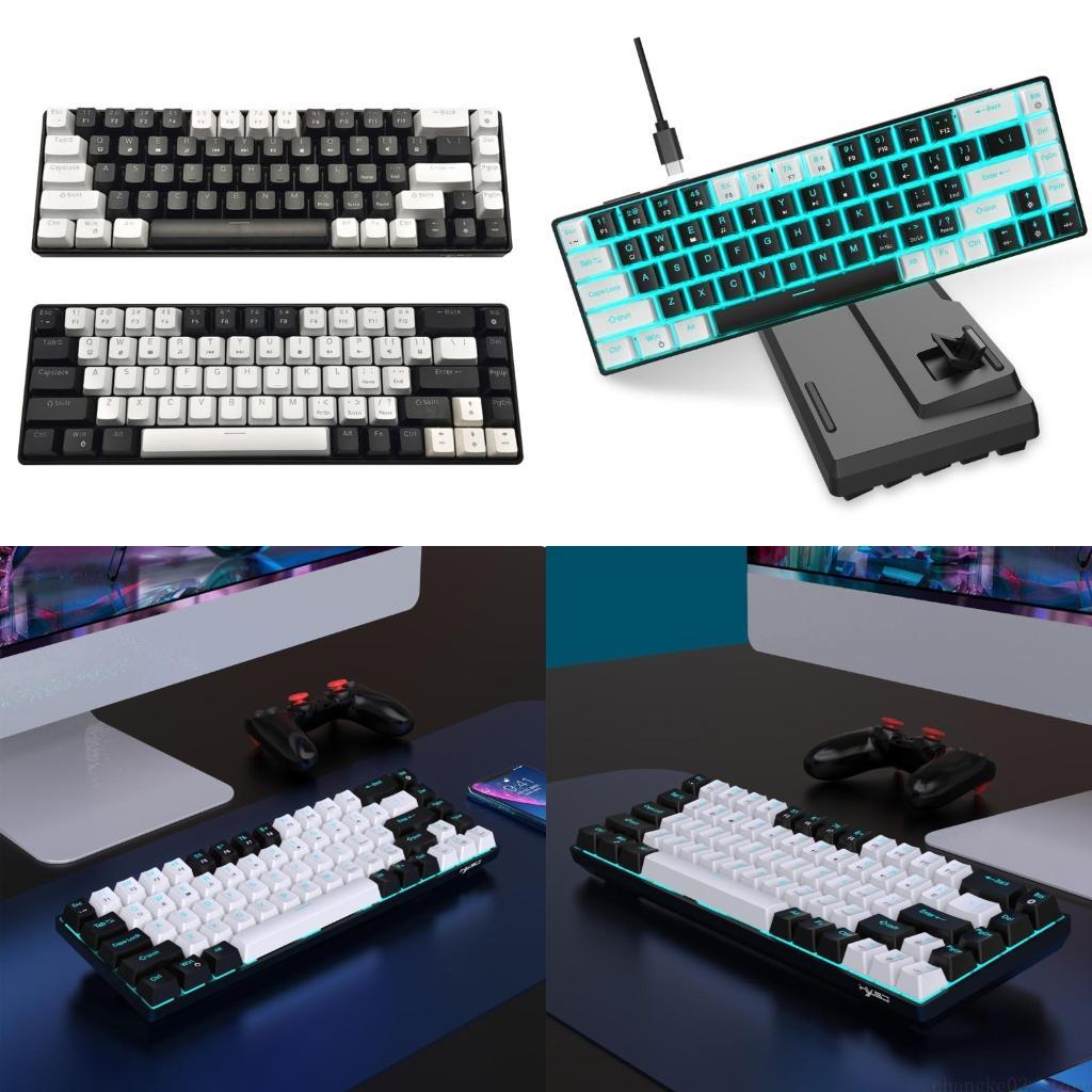 Keyboard Gaming Blue Switch - Portable 68Keys Mechanical Gaming Keyboard Features