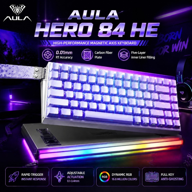 AULA HERO84 Magnetic Gaming Me - Gaming Keyboard Ergo review and price