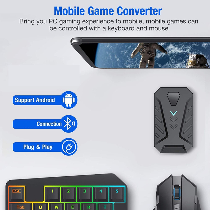 Portable Mobile Gaming Keyboar - Gaming Keyboard And Mouse Converter For Mobile review and price