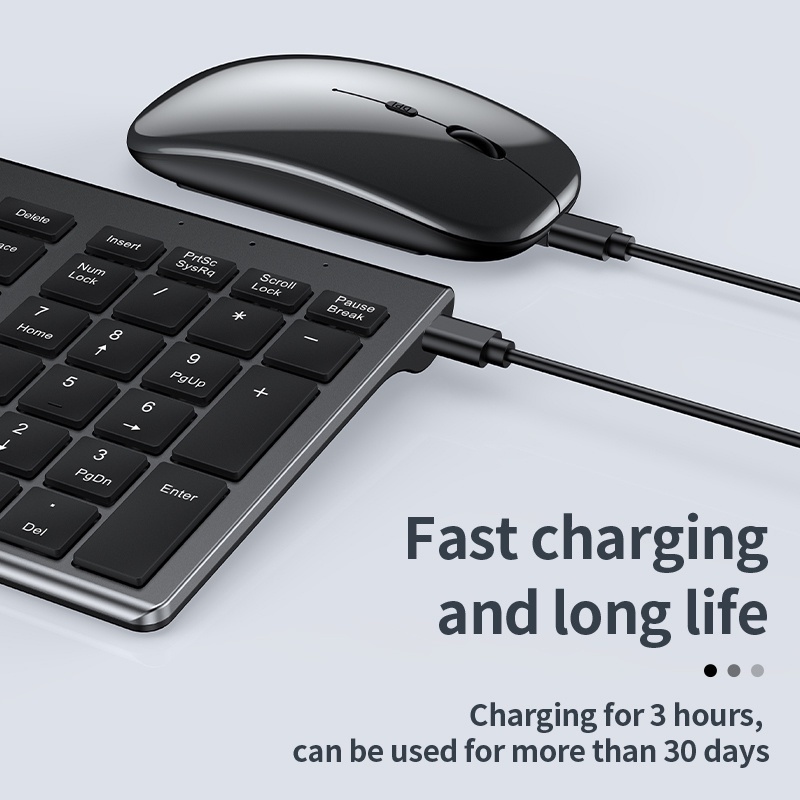 Jomaa Slim Rechargeable Blueto - Gaming Keyboard Extension review and price