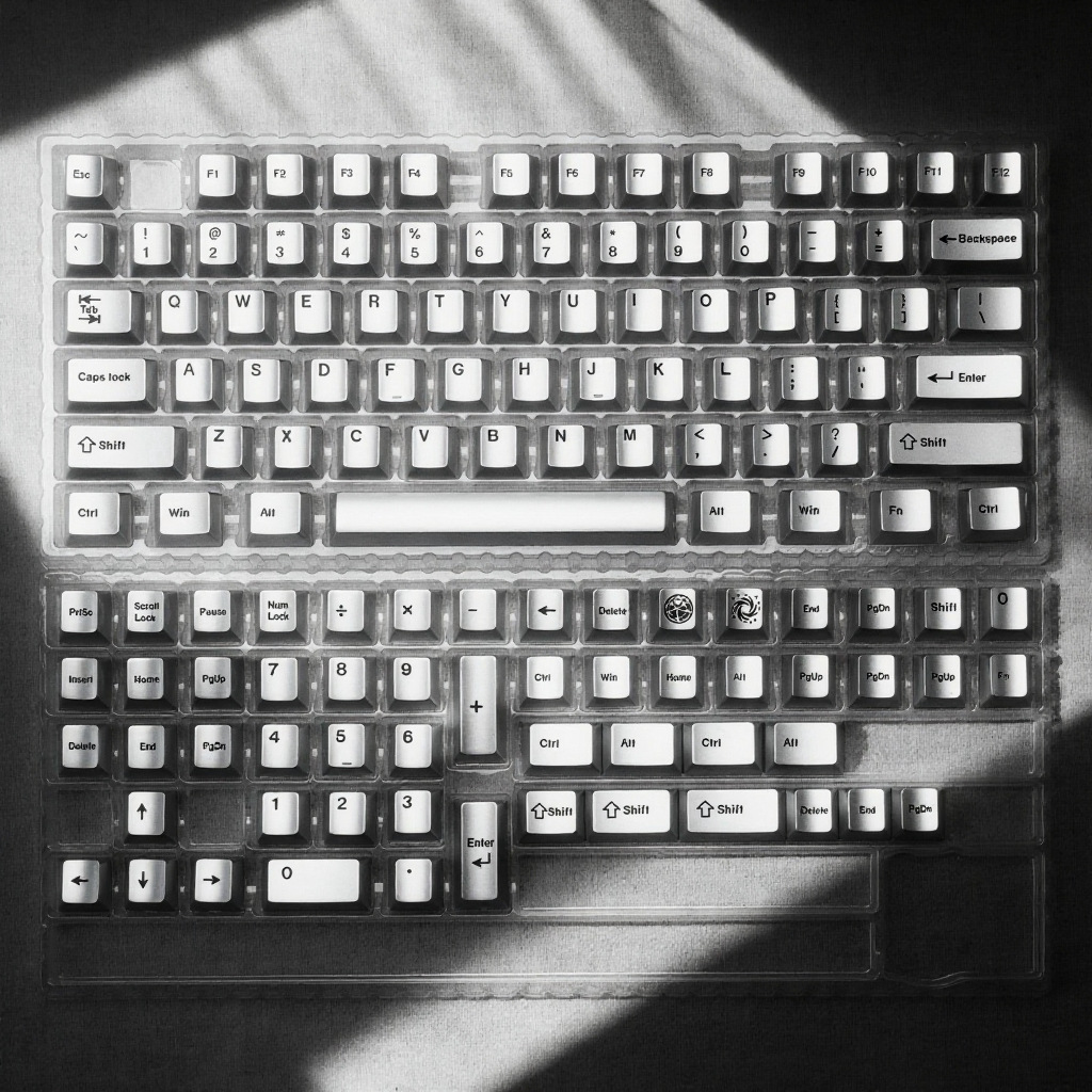Silver Metallic Paint Small Fu - Gaming Keyboard Extension review and price