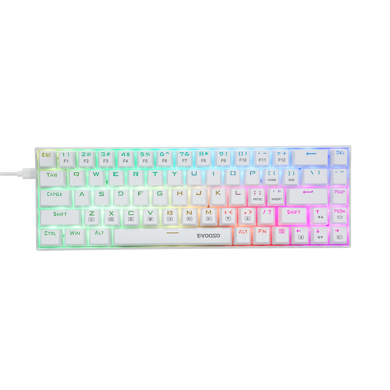 Z-686 60% Mini Mechanical Gami - Gaming Keyboard E Yooso review and price