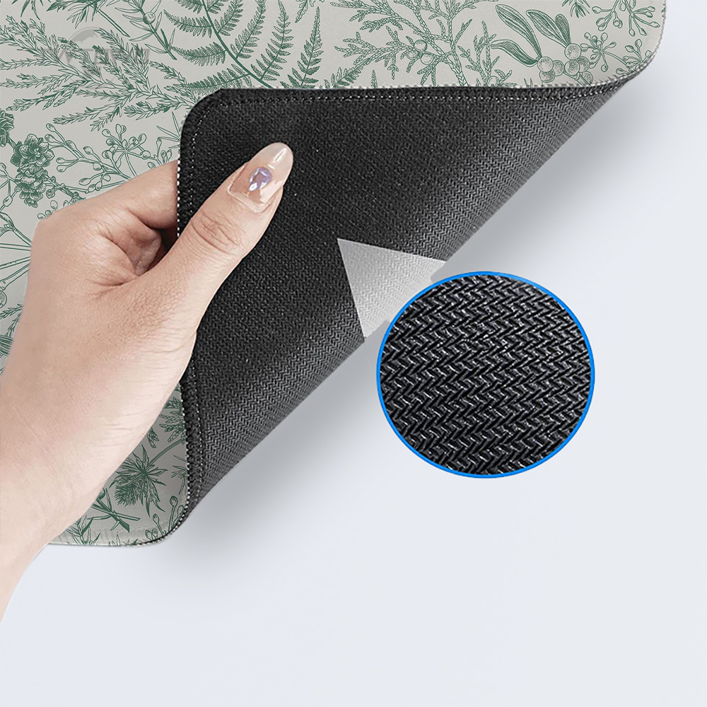 Mouse Pad Gaming Green Flower  - Gaming Keyboard And Mouse Combo review and price