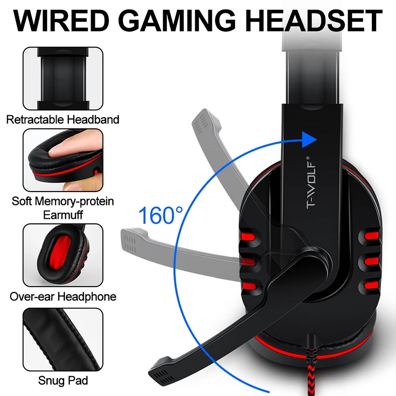 T-WOLF Game Four Piece TF800 I - Gaming Keyboard Mouse Set review and price