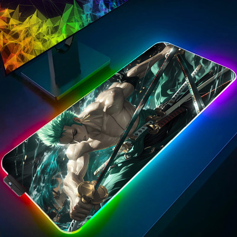 ONE PIECE Zoro Mouse Pad RGB G - Gaming Keyboard Tactile review and price