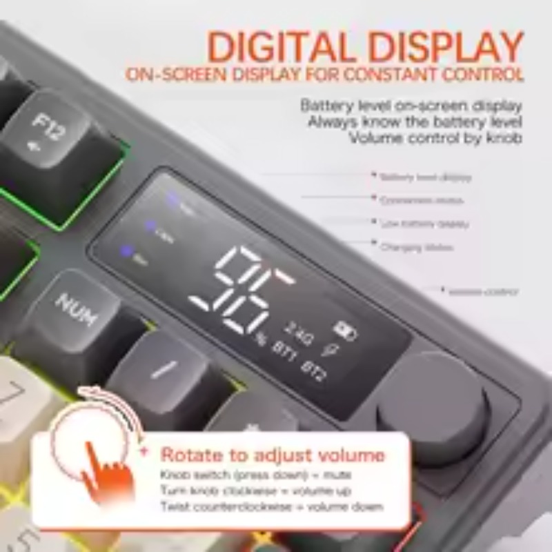 FreeWolf T96 Wireless Bluetoot - Gaming Keyboard Mouse Set review and price