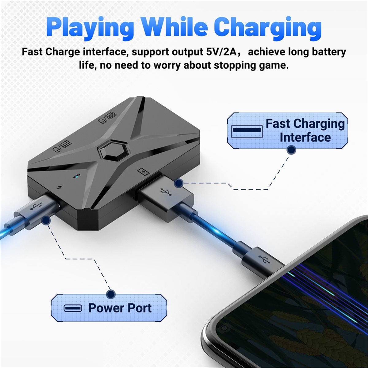 #48Y (Black)Mobile Games Conve - Gaming Keyboard And Mouse Converter For Mobile review and price
