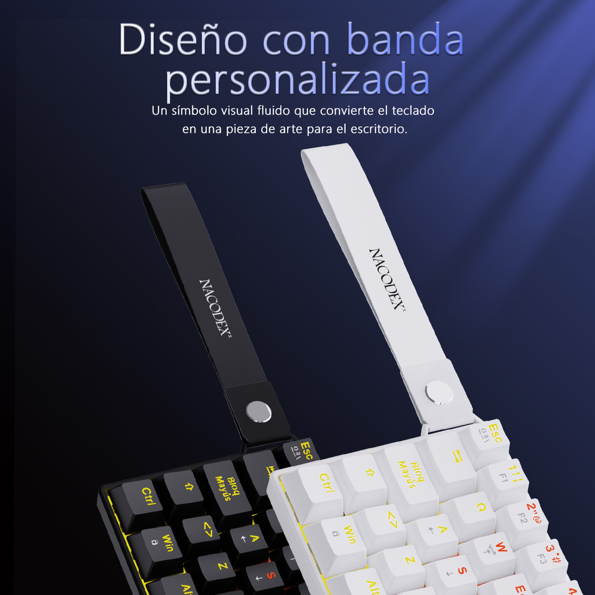 AJAZZ NK61 Spanish Layout Wire - Gaming Keyboard Thocky review and price