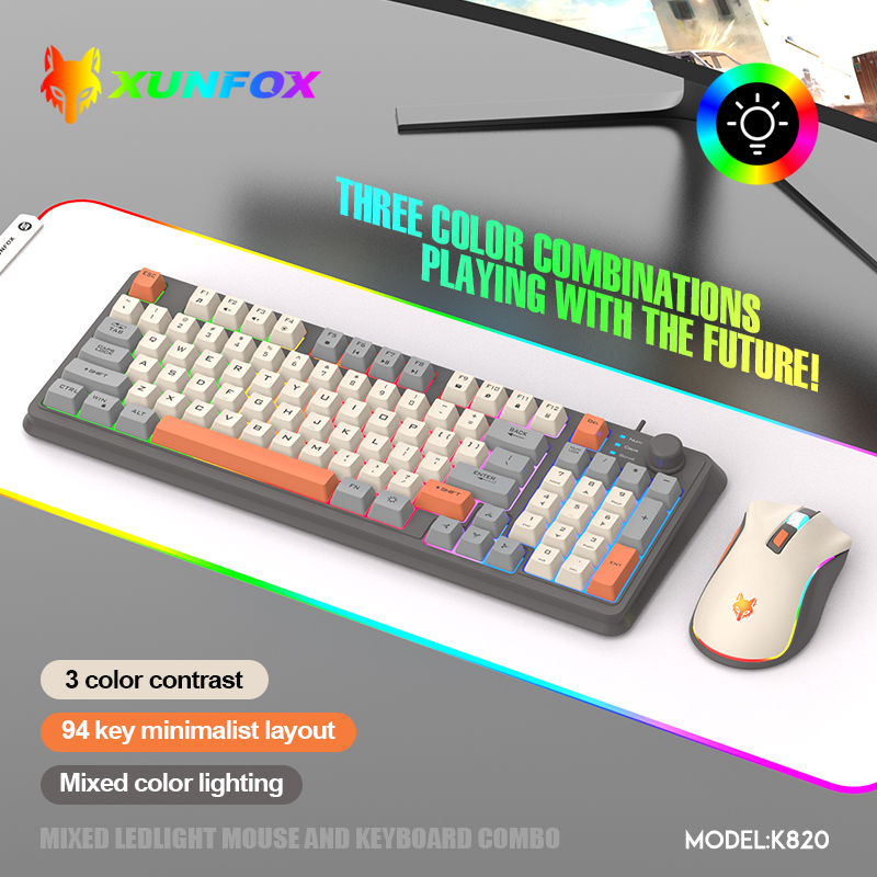 K820 USB Wired Game Keyboard M - Gaming Keyboard And Mouse Combo review and price