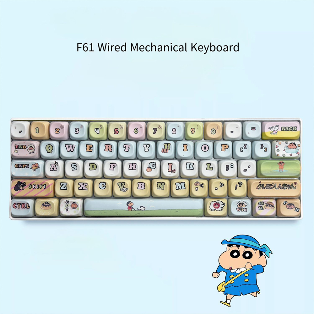 Crayon Shin-Chan 61 Keys Mecha - Keyboard Gaming Blue Switch review and price