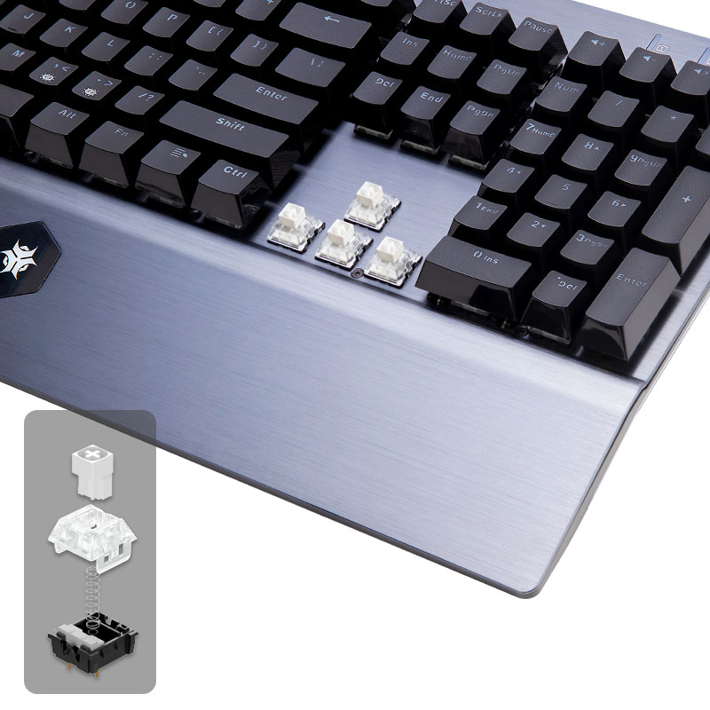HEXGEARS GK739 Hot Swappable d - Keyboard Gaming Blue Switch review and price